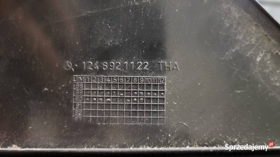 Mercedes maskownica 124 coupe 1246921122 Lublin sprzedam