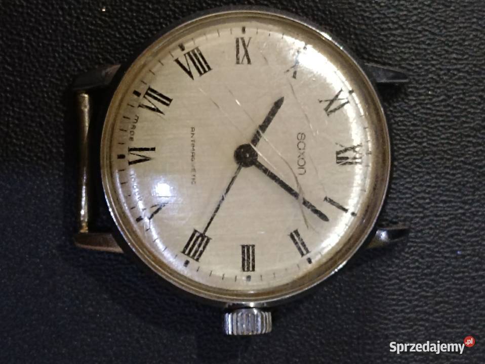 Stary nakręcany zegarek męski Saxon GDR warmińsko-mazurskie Ełk