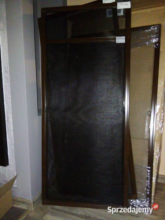 Moskitiera gotowa NOWA kolor orzech odcienie brązowego Słupca sprzedam