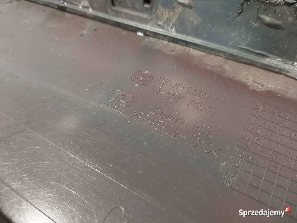 VW UP zderzak przód 1S0853665A