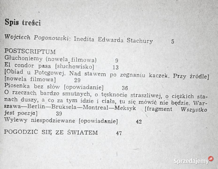 Postscriptum Edward Stachura Chełm