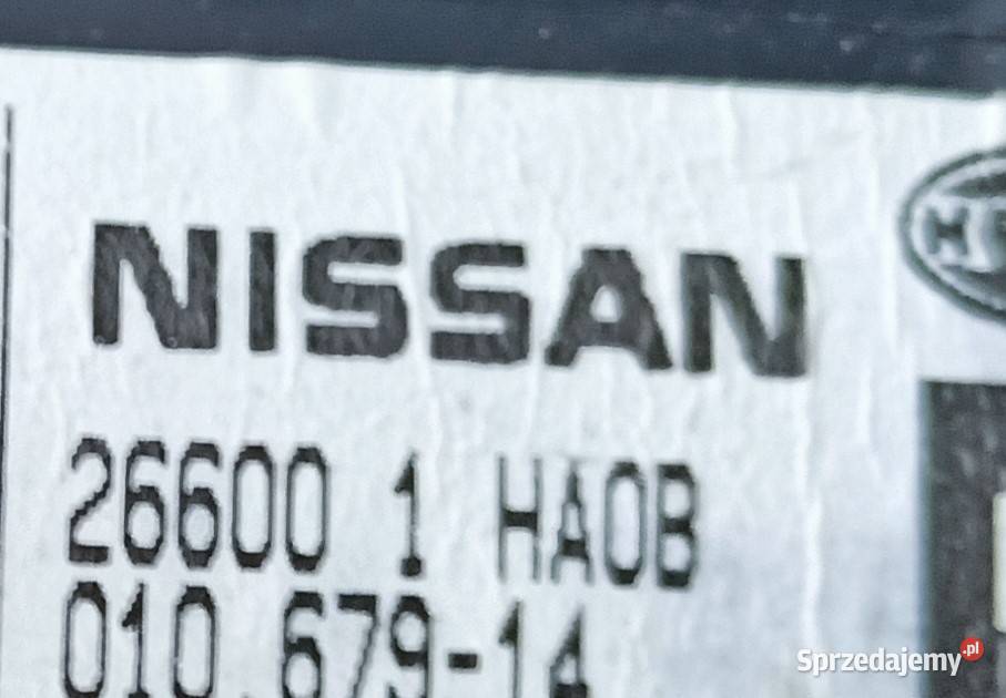 NISSAN PULSAR NOTE HALOGEN PRAWY PRZÓD
