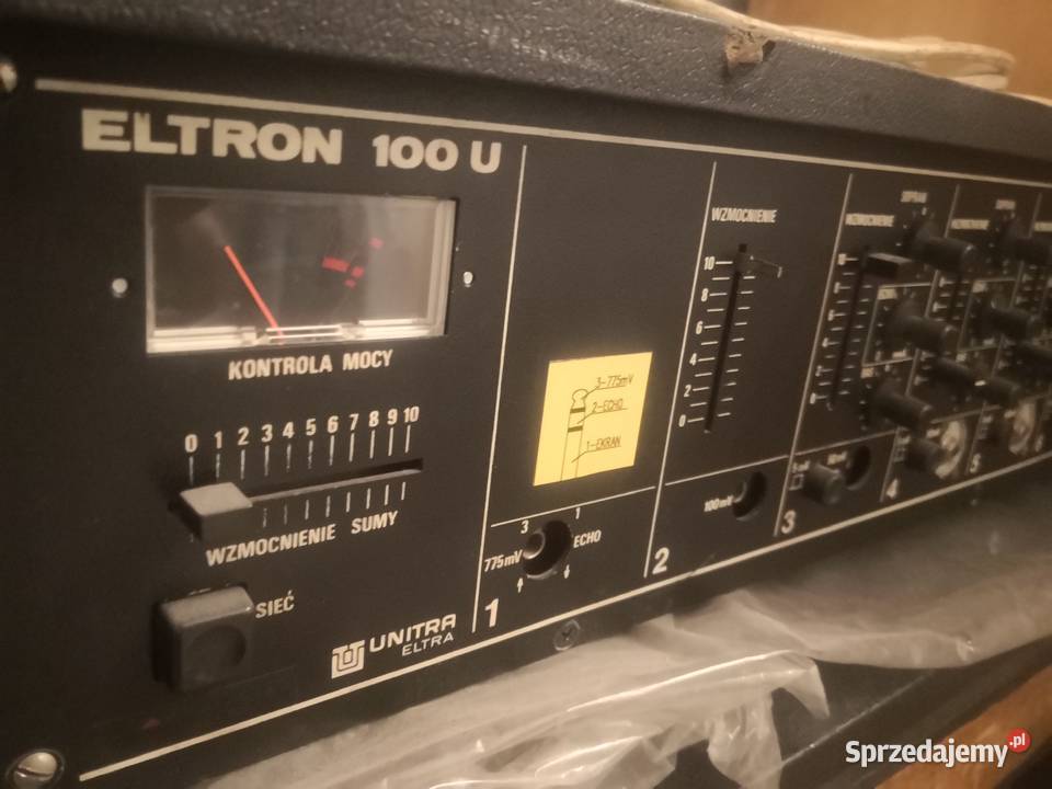 Amplimikser Unitra Eltron 100 U kolumna śląskie Chorzów