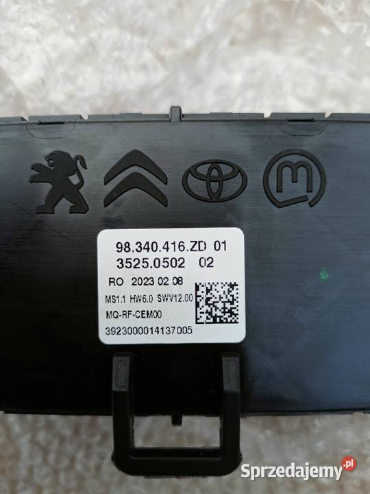 98340416ZD PANEL KLIMATYZACJI WIELOFUNKCYJNY OE