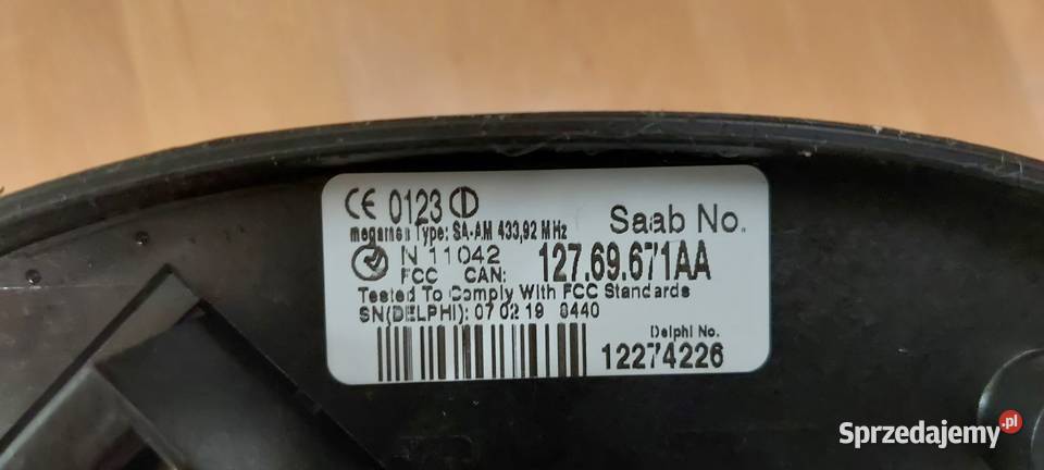 Przełącznik zespolony taśma skrętu 12769671AA Rok produkcji 2007