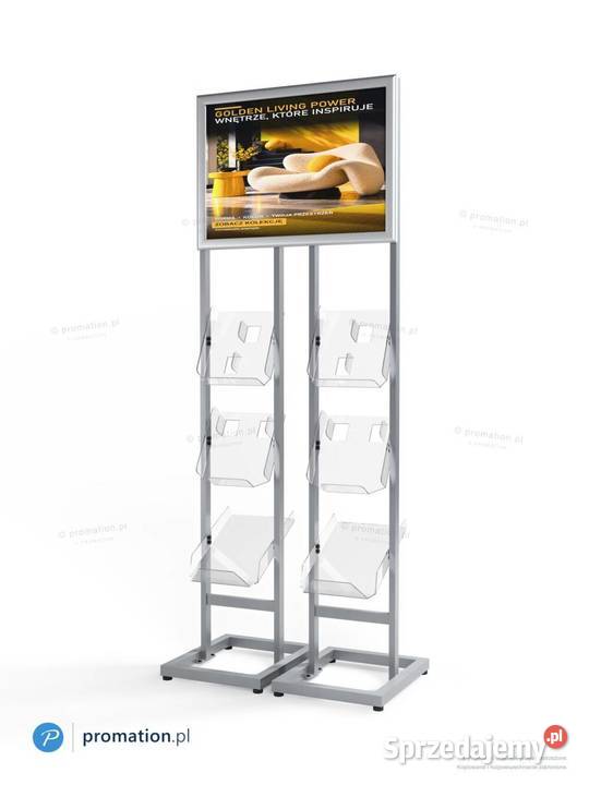 Srebrny stojak na plakat A2 i ulotki A4 A5 DL do Katowice sprzedam