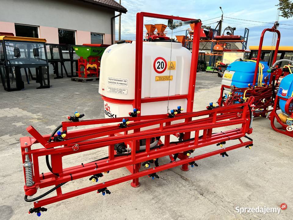 Opryskiwacz polowy LISICKI 400 600L 1215m Promar nieuszkodzony Rawa Mazowiecka sprzedam