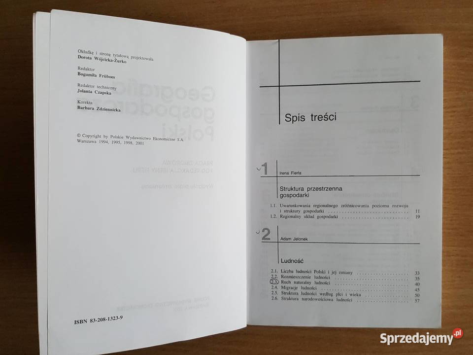 KSIĄŻKA podręcznik Geografia gospodarcza Polski kompendium, repetytorium, opracowanie Złotniki