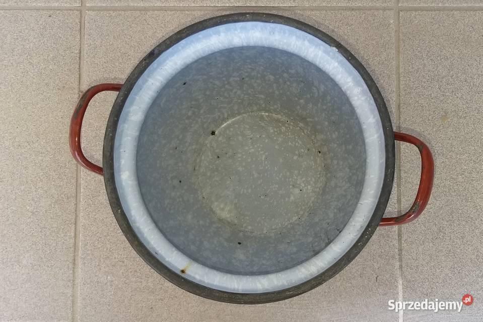 Emaliowany saganekgarnek do gotowania ziemniaków Warszawa