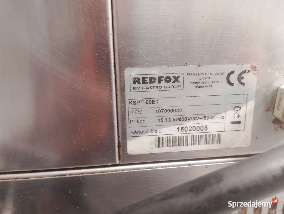 Kuchnia elektryczna 6pal z piekarnikiem Redfox Gastronomia Wrocław