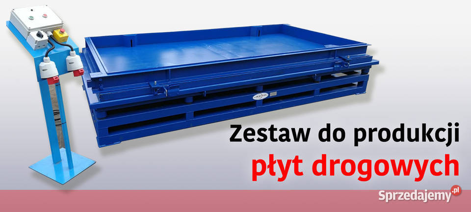 Zestaw do produkcji płyt drogowych KARKON MON kujawsko-pomorskie Golub-Dobrzyń