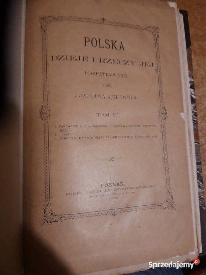 Panowanie Króla Pol St AugPoniatowskiego J Antykwariat wielkopolskie Iwno