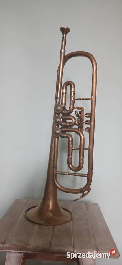 Stara mosiężna trąbka Kraków