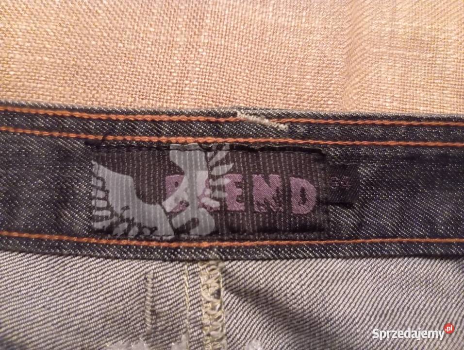 Męskie spodnie sprtowe jeansy 34 L Warszawa