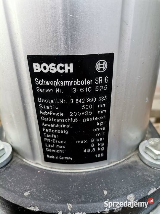 Robot przemysłowy Bosch Turbo Scara SR 6 Gorzów Wielkopolski sprzedam