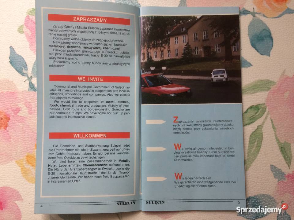 1225 SULĘCIN Miasto sprzedam