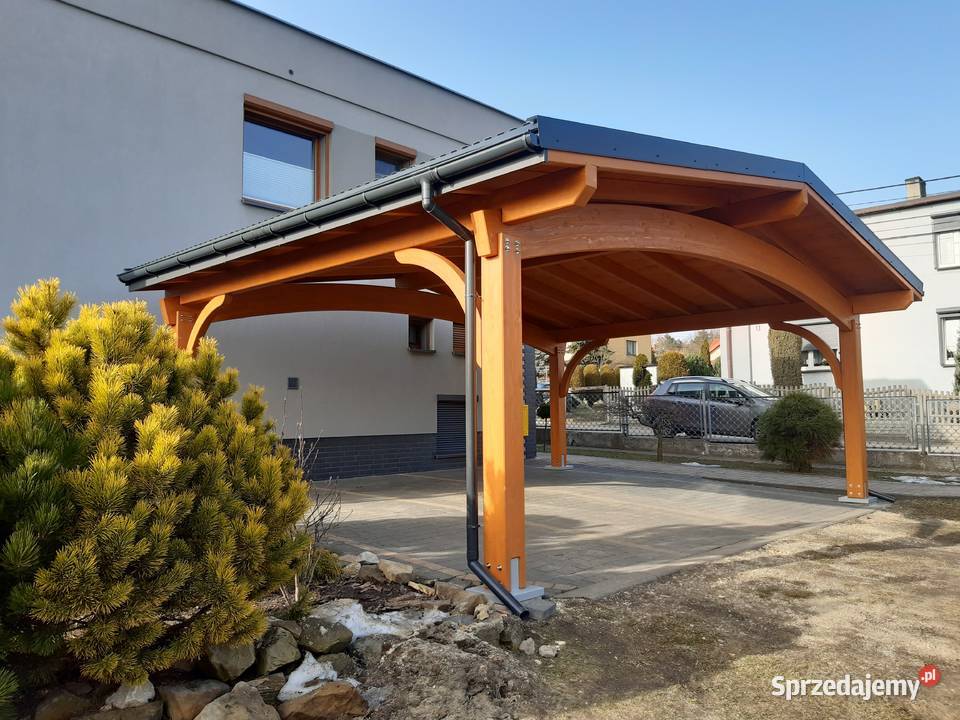 Wiata garażowa drewniana Italia 6M BSH Altany i wiaty Łącko sprzedam
