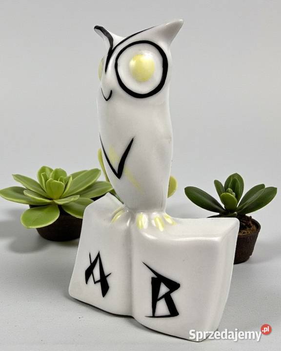 Look Sowa na książce Hollohaza Węgry pikasiak mazowieckie sprzedam