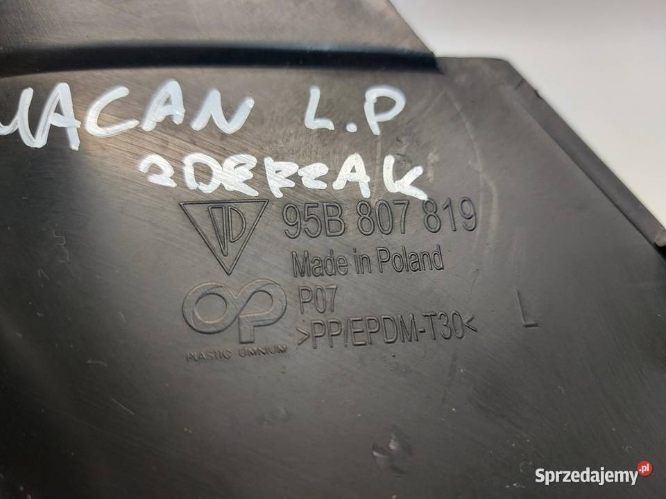 PORSCHE MACAN S 95B Listwa osłona zderzaka przód