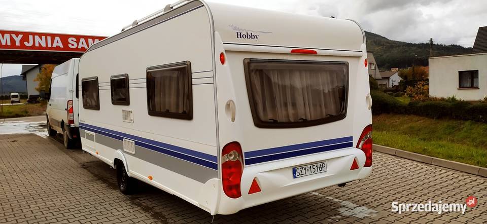 przyczepa kempingowa HOBBY 2008r campingowa Kempingowe Międzybrodzie Bialskie