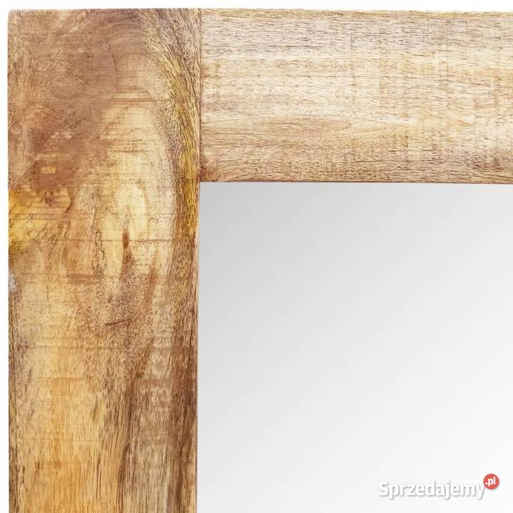 vidaXL Lustro na ścianę w drewnianej oprawie 120 mazowieckie Warszawa