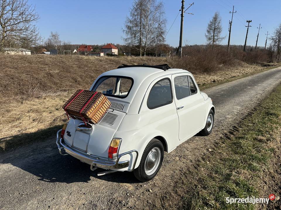 Klasyczny Fiat 500 z 1968r Naprawdę świetny stan Tomice