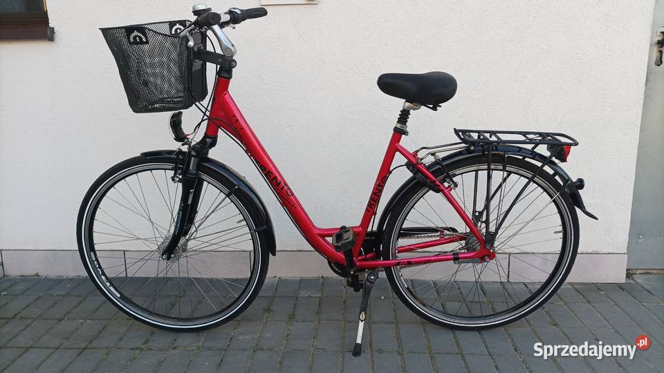 Rower damski Czerwony Trentokoła 28 rama 21 Rydzyna