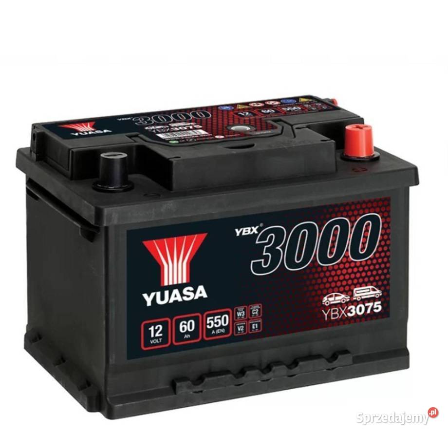 Akumulator Yuasa Standard 12V 60Ah 550A Rzeszów sprzedam