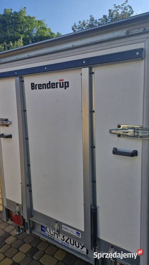 Przyczpa Brenderup Furgon Cargo Kontener Rampa kujawsko-pomorskie Włocławek