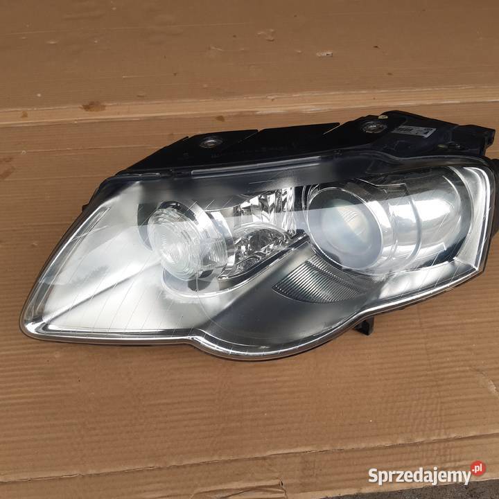 Passat b6 lampa przednia kompletna bi xenon osobowe Motoryzacja dolnośląskie Bystrzyca Kłodzka