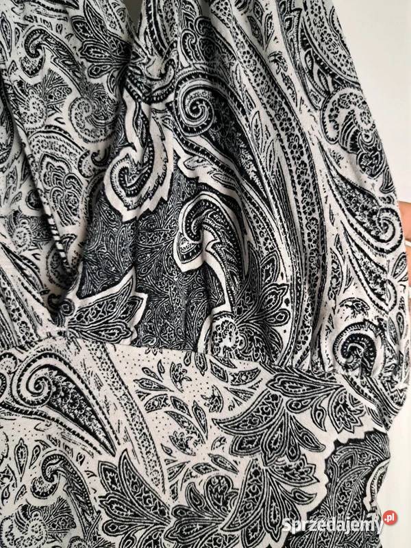 Sukienka maxi z printem paisley Trąbki Wielkie