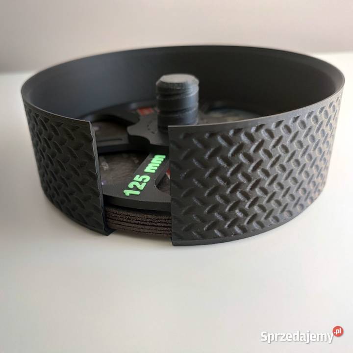 Pudełko pojemnik na tarcze do cięcia 125 mm etui Tarcze