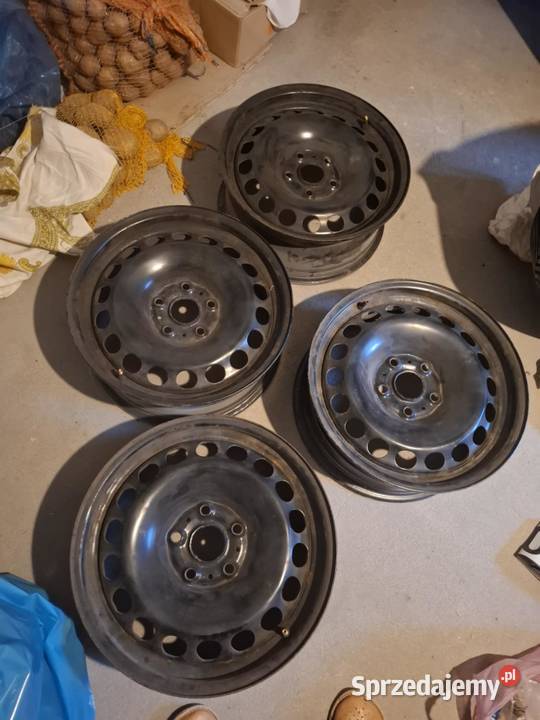 VW Felga stalowa 16 5x112 65Jx16H2 Zestaw 4