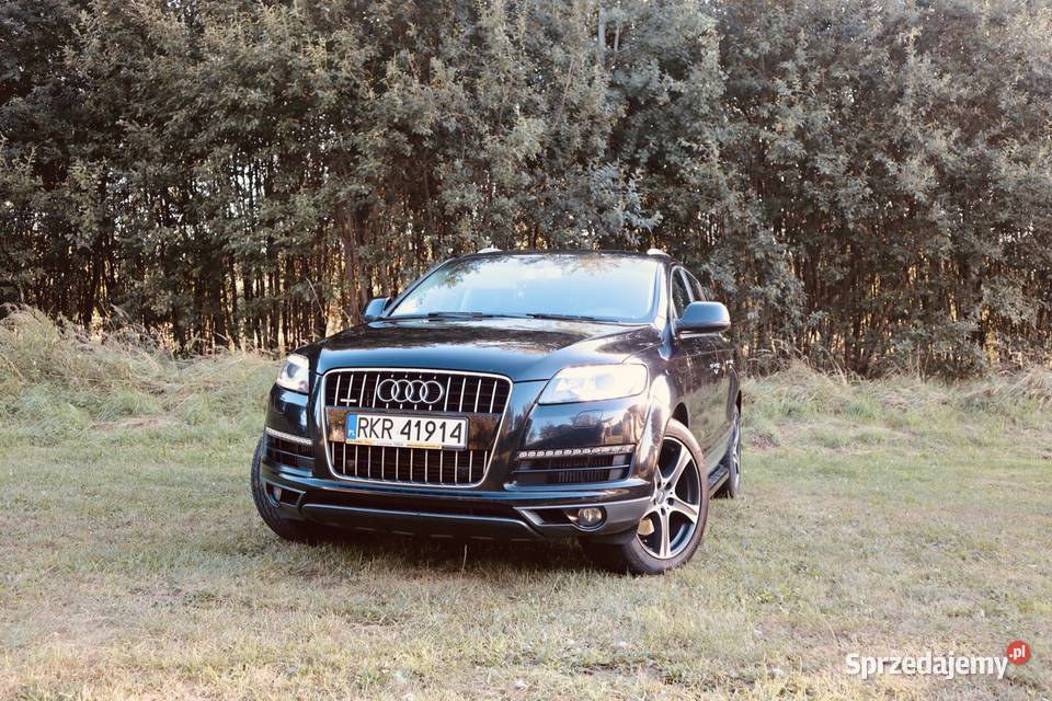 Audi Q7 30 tdi quattro piękna bogato wyposażona światła LED Krosno