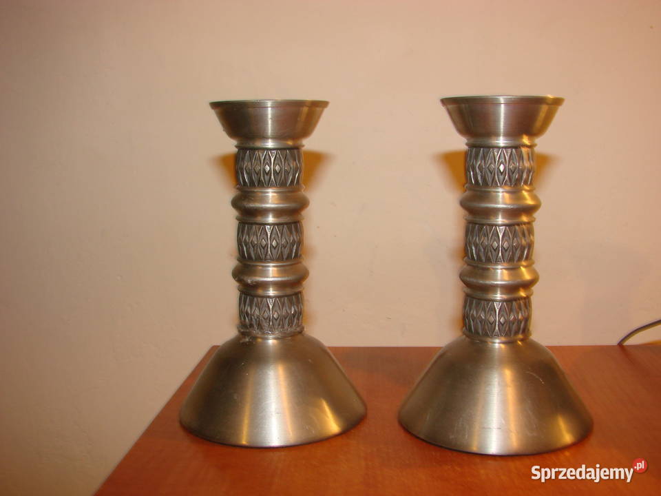 Pewter Norway cynowe świeczniki Pruszcz Gdański sprzedam