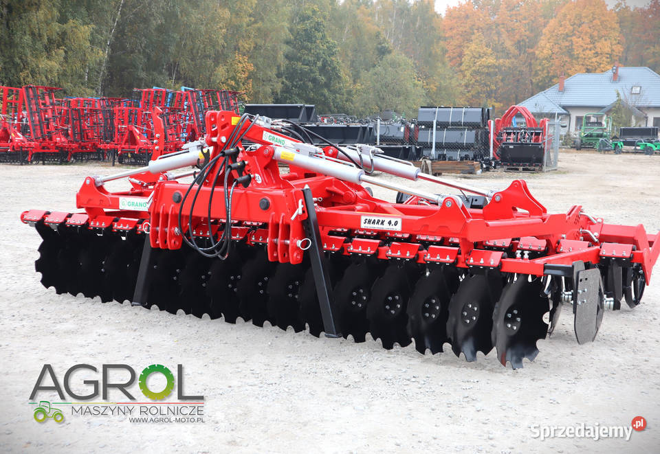 Brona talerzowa hydrauliczna 4m SHARK SHS Mława