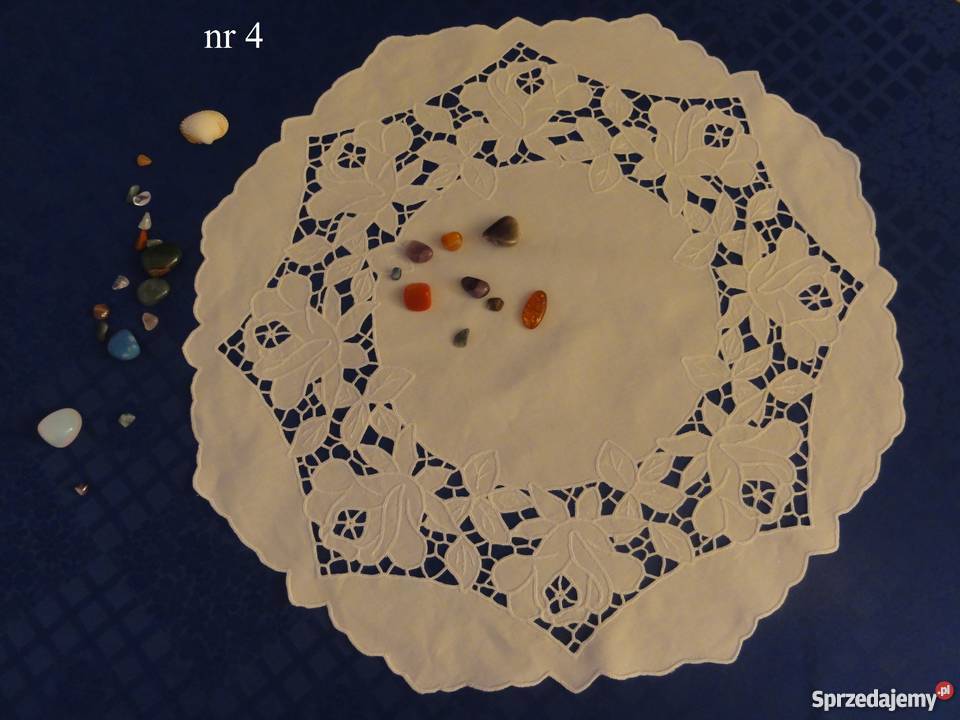 Serwety bieżniki haftowane ręcznie haft Lublin