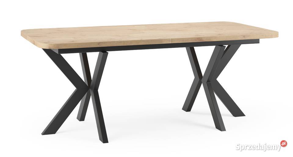 Duży stół rozkładany 200280 w stylu loft do 200cm Olsztyn
