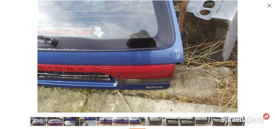Mitsubishi Sigma kombi klapa tył kpl z blenda Byków