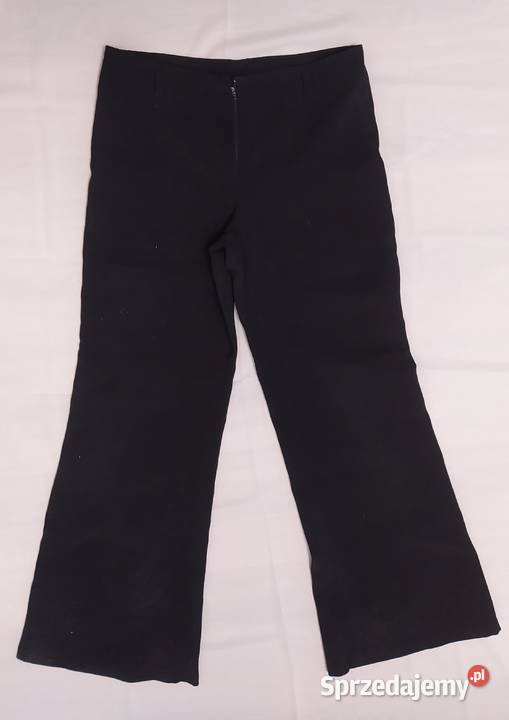 Spodnie damskie materiałowe CZARNE