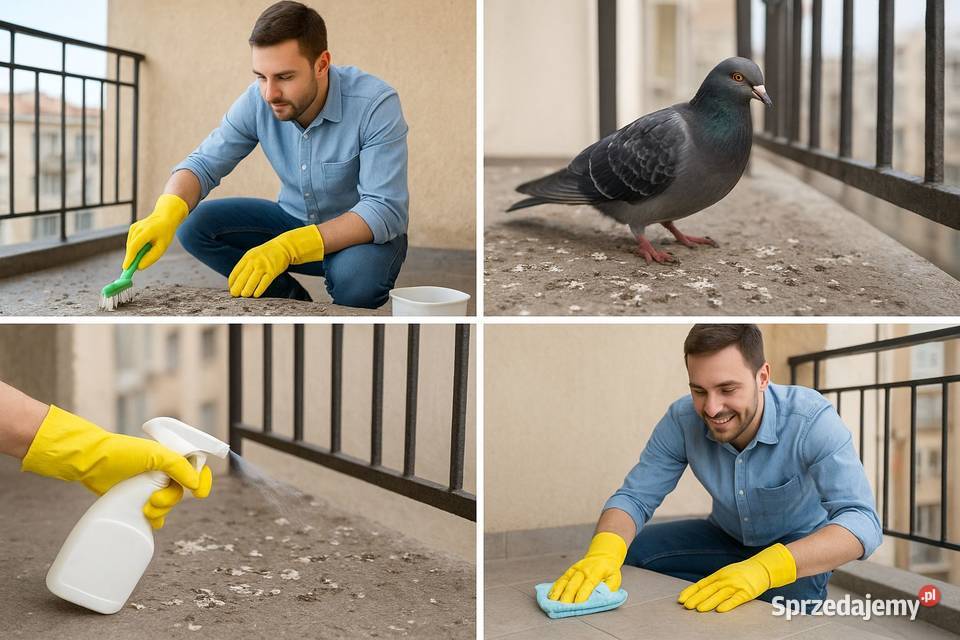 Ile kosztuje sprzątanie balkonu z ptasich Pozostałe dolnośląskie