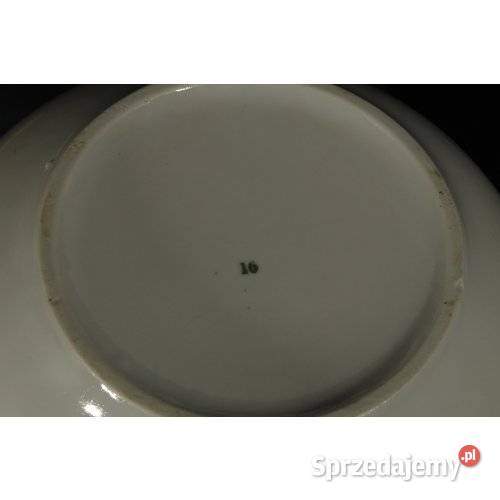 Porcelanowa misa z uchwytami Blue Onion Antyki, Sztuka, Kolekcje