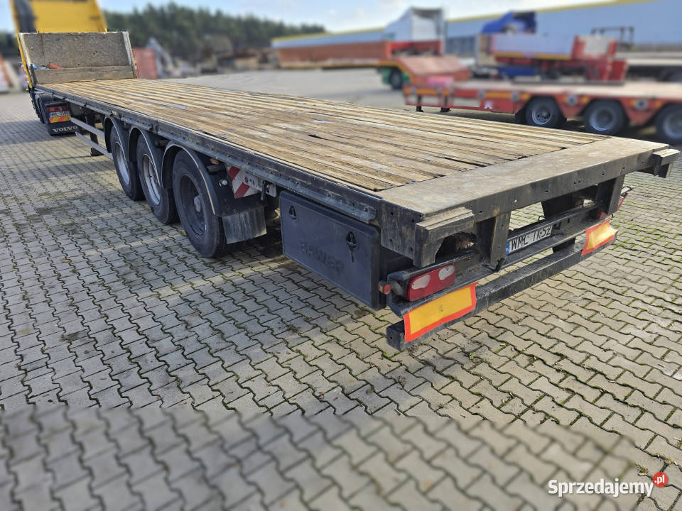 Naczepa platforma FRUEHAUF TX 34CW ładowność 27 27240kg Rudolfowo