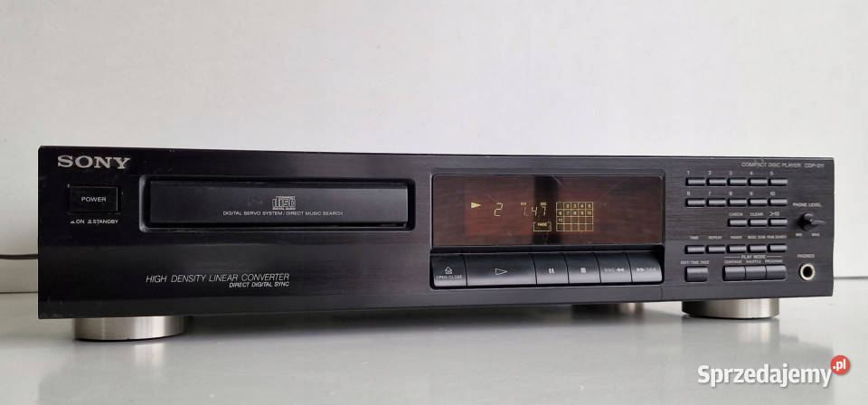Sony odtwarzacz kompakt CD player CDP 211 CDP211 Międzychód
