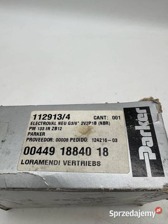Parker 1129134 G38 2V2P1B Elektrozawór Warszawa sprzedam