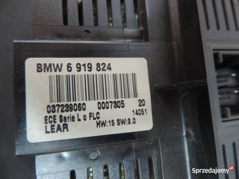 PRZEŁĄCZNIK ŚWIATEŁ BMW E46 6919824 Rok produkcji 2001 Nowy Sącz sprzedam