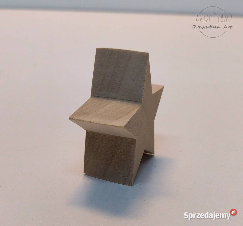 Gwiazda Gwiazdki Gwiazdy drewniane 3D grube Opole