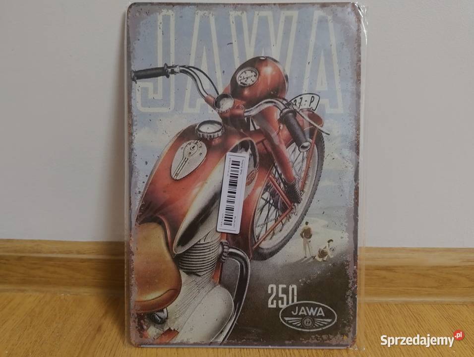 Jawa MZ logo tablica ozdobna metalowa Adamówka