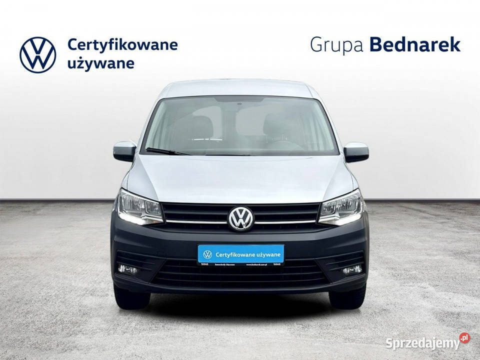 Volkswagen Caddy Bezwypadkowy Salon Polska lakier metallic Łódź