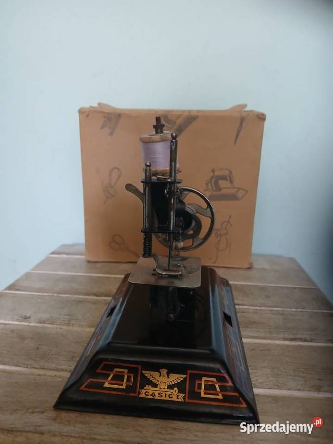 Zabytkowa miniaturowa maszyna do szycia Kraków